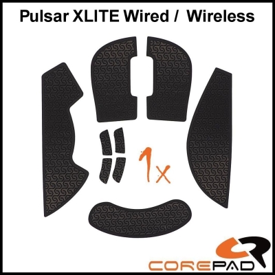 Corepad Soft Grips #720 noir Pulsar XLITE Wired / Pulsar XLITE Wireless / Pulsar XLITE V2 Wireless